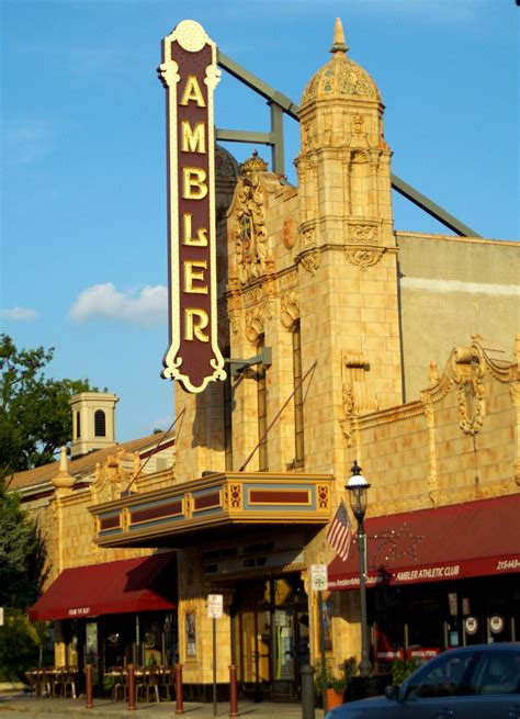 Ambler movie theater - The Ambler Theater was opened by its owner Warner Bros. on December 31, 1928, with the movie "Our Dancing Daughters" starring Joan Crawford. An exuberant Spanish Colonial style architecture was employed to create a magical facade with Terra cotta, spacious lobbies (entry lobby, main lobby, vestibule lobby, then foyer), an ornate auditorium with …